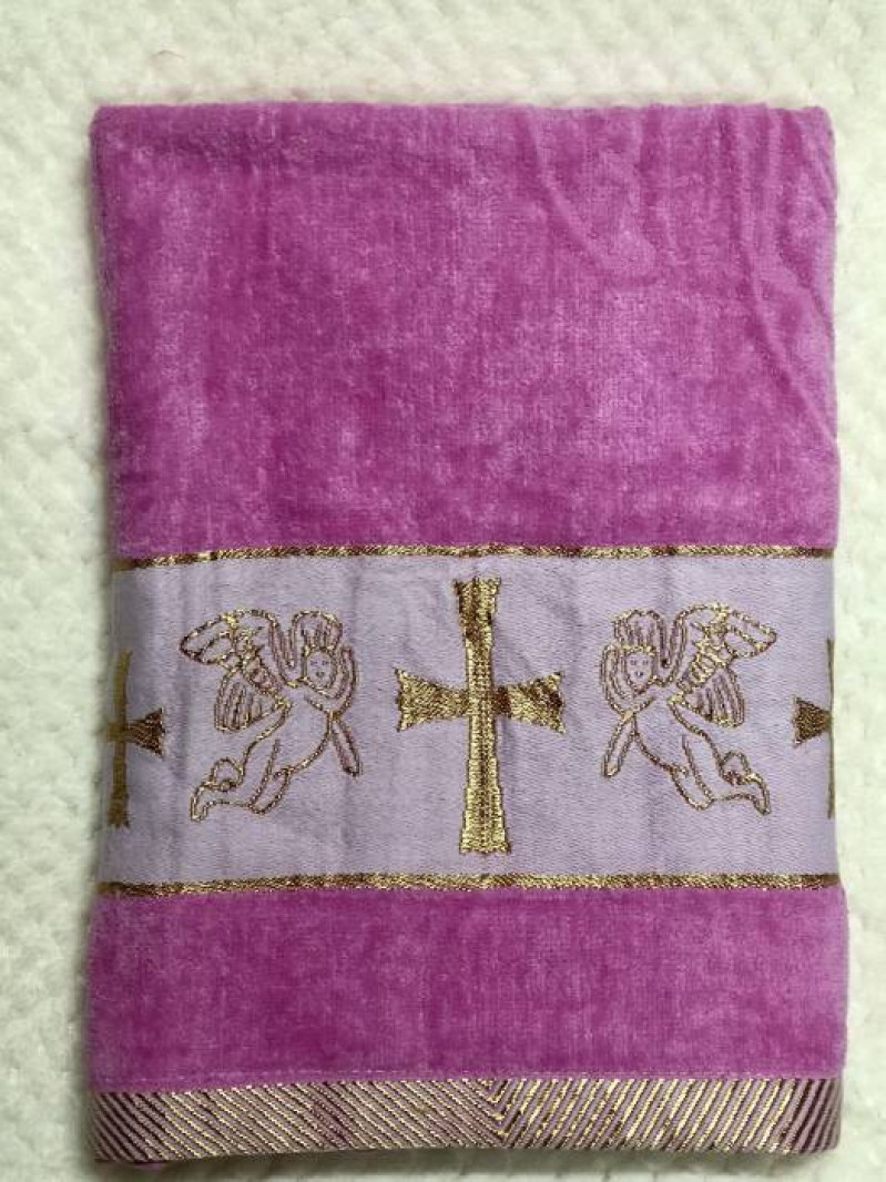 Фото товара Крыжма 140*70 розовая Крыжма 140*70 розовая - фото 3